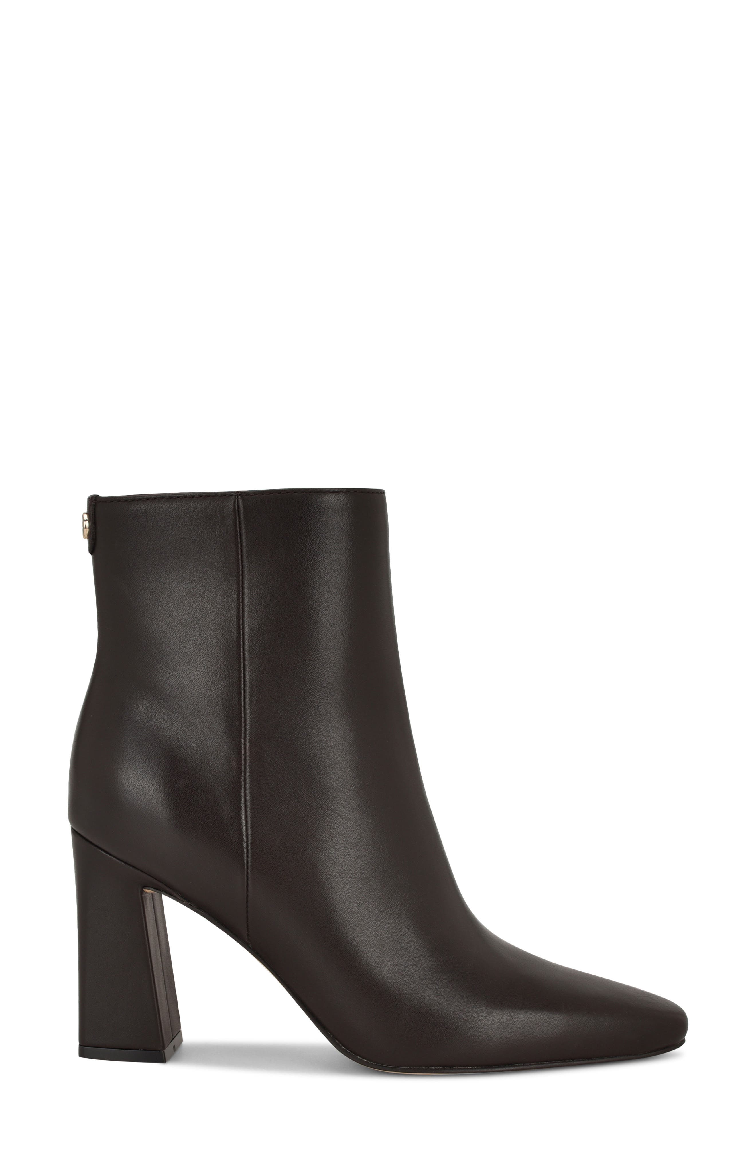 Nine West Reraye Bootie, Alternate, color, Dark Brown Leather