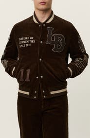 Les Deux LD Corduroy Varsity Jacket