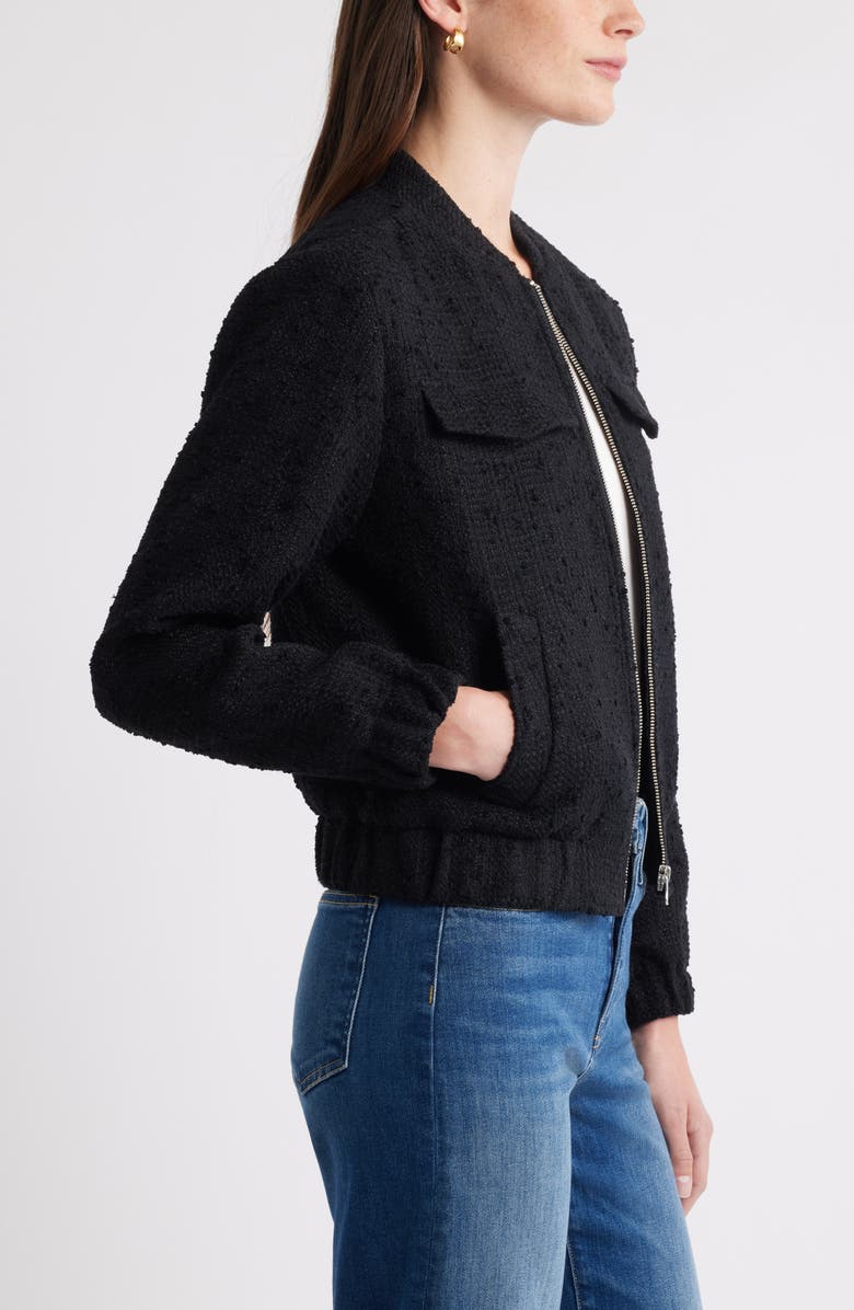 Caslon<sup>®</sup> Bouclé Bomber Jacket, Alternate, color,