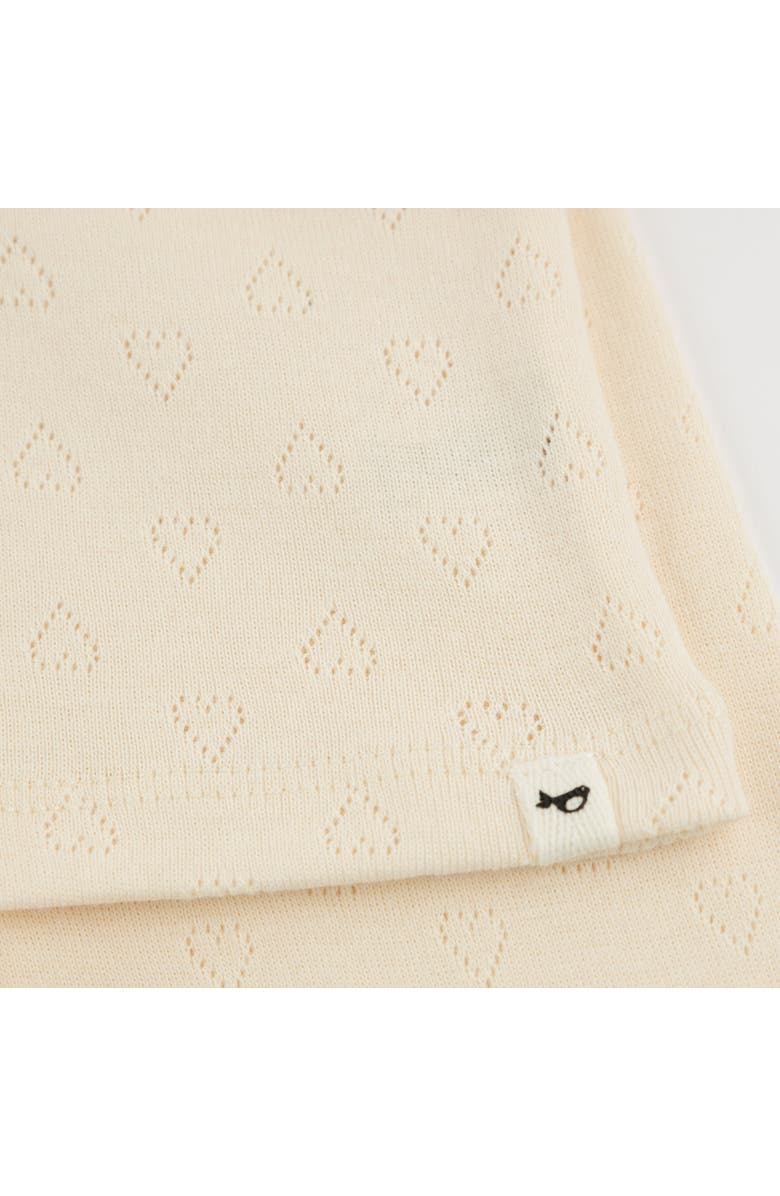 oh baby! Hearts Pointelle Pico Edge Two Piece Set, Alternate, color, Natural