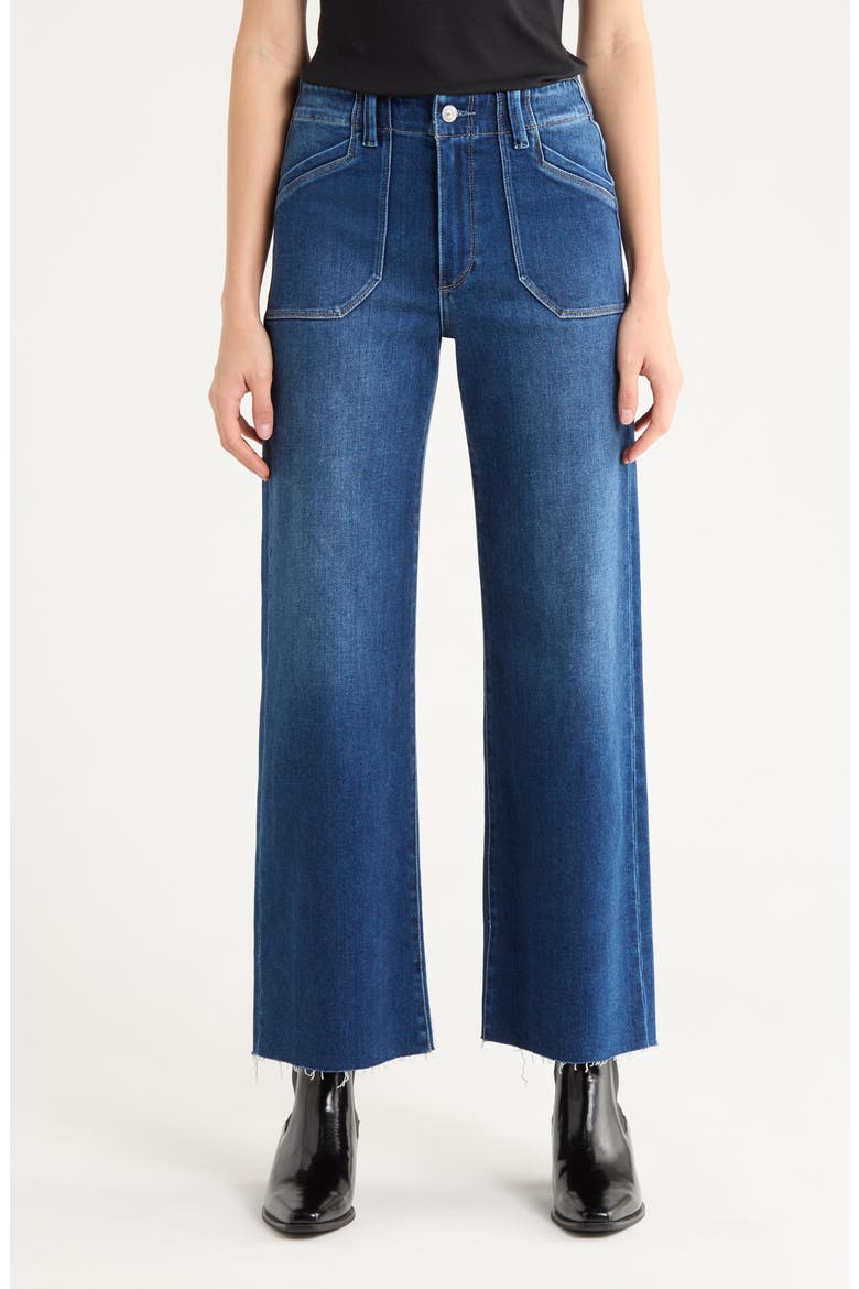 Anessa High Waist Wide Leg Utility Jeans, Main, color, LIVE FOREVER