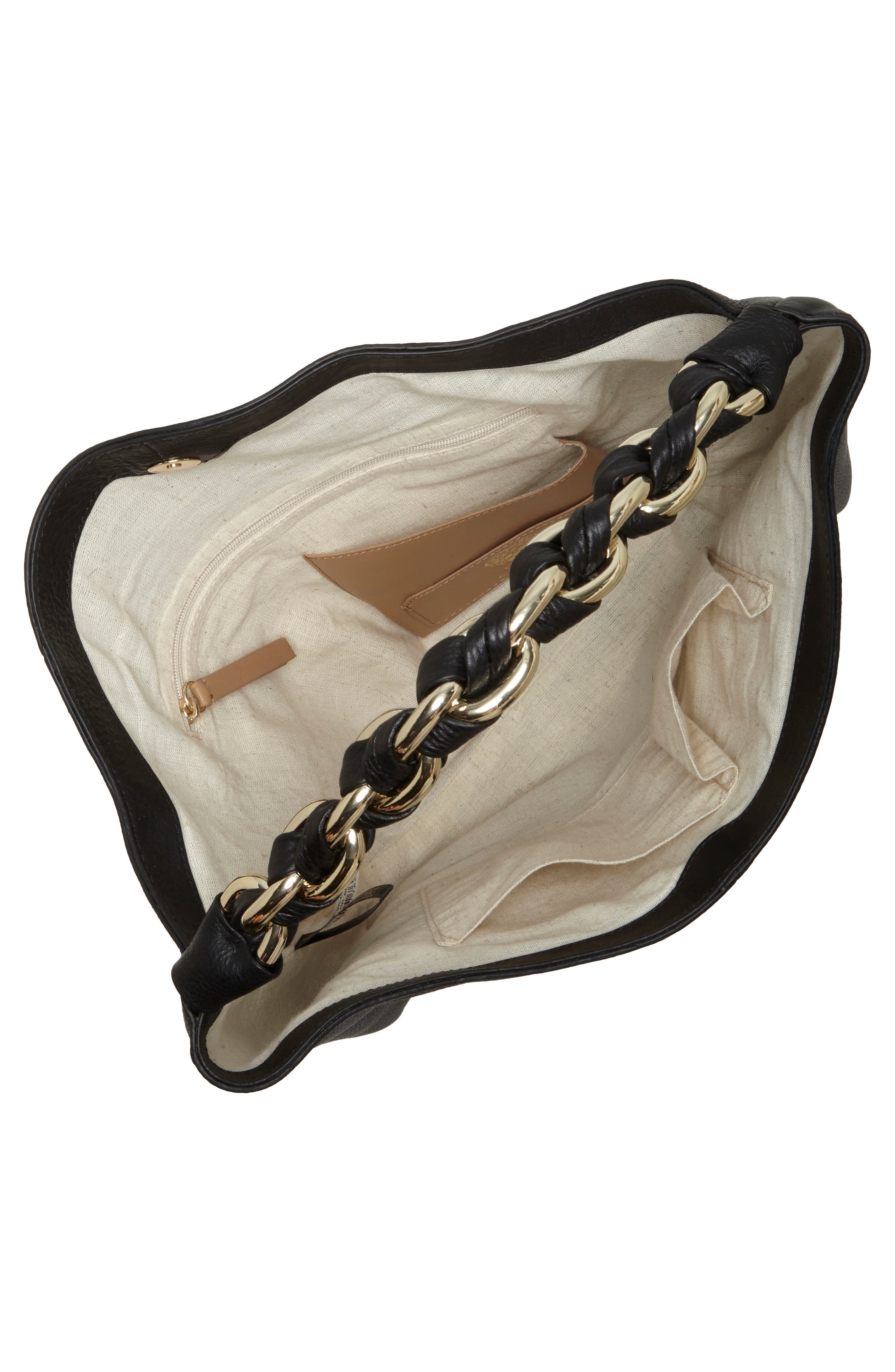 Vince Camuto Lyona Leather Hobo Bag, Alternate, color, 