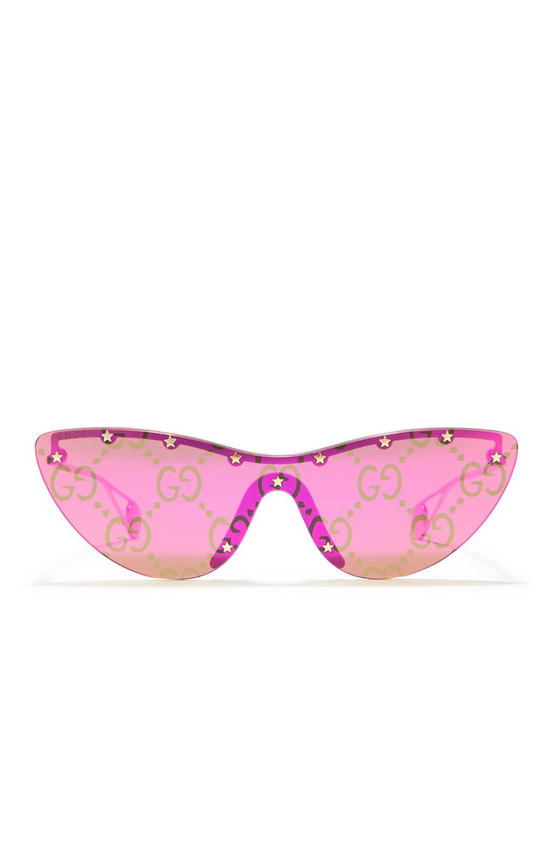 Gucci 99mm Cat Eye Sunglasses, Alternate, color,