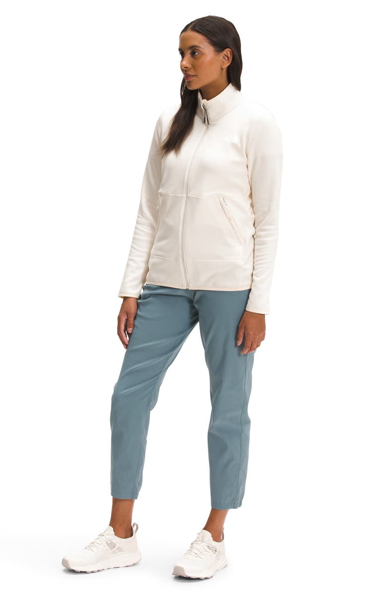 The North Face Canyonlands Fleece Full Zip Jacket, Alternate, color, Gardenia White Heather