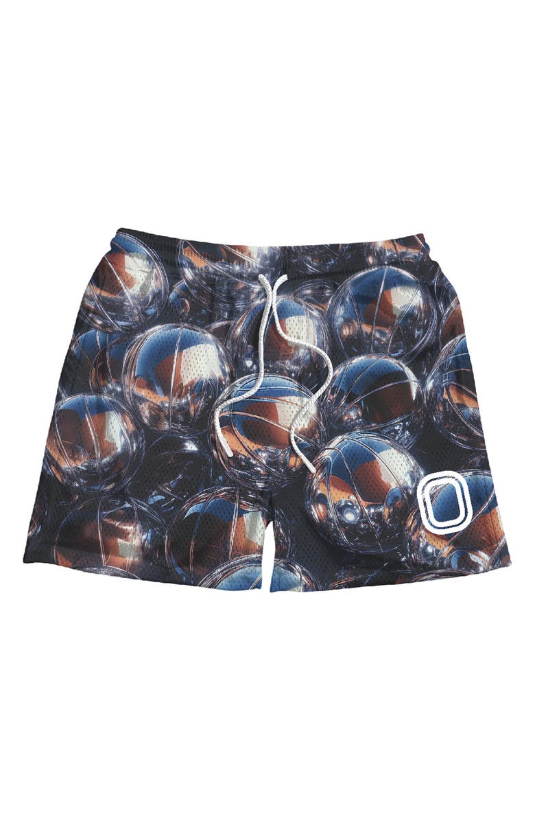 OVERTIME Chrometeam Alloy Mesh Basketball Shorts, Alternate, color, Grey