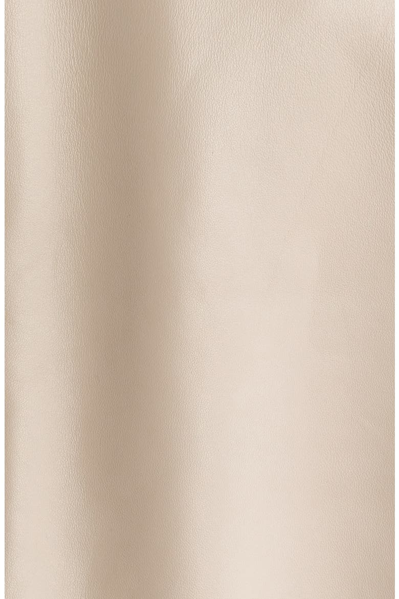 Leather Bomber Jacket, Alternate, color, DUSTY BEIGE