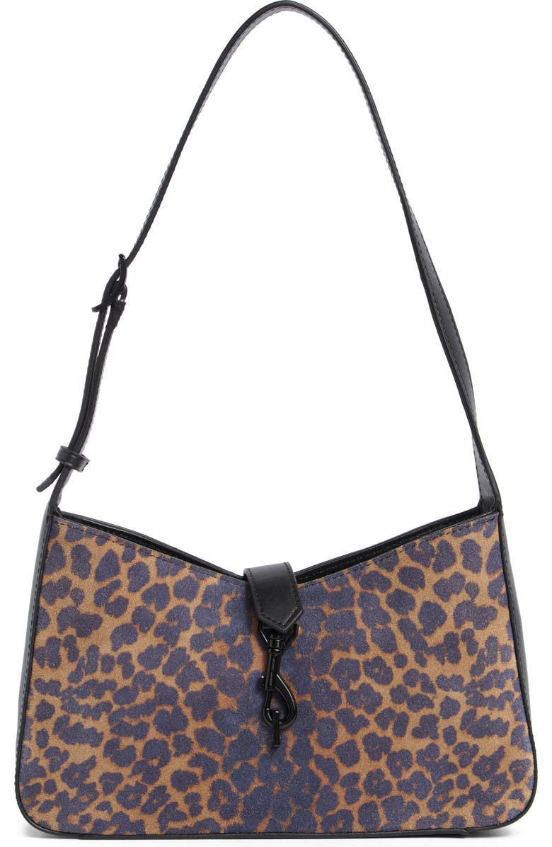 Rebecca Minkoff Small Megan Shoulder Bag, Main, color, Leopard