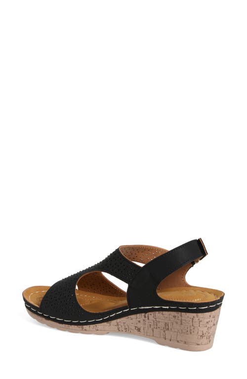 Extreme By Eddie Marc Wedge Slingback Sandal