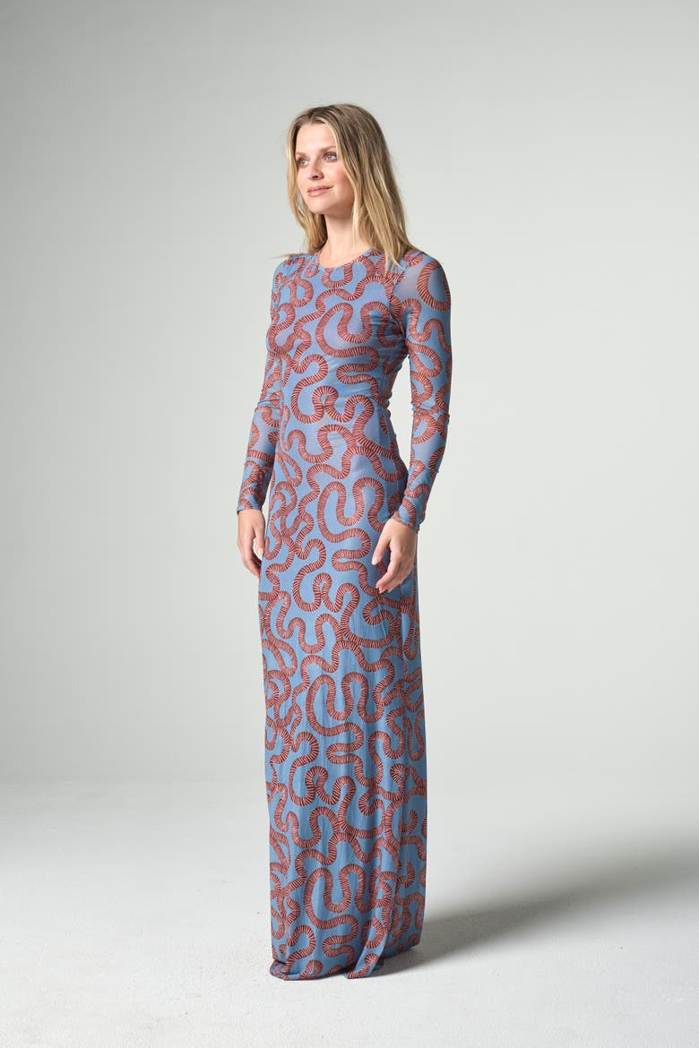 Christie Dress, Main, color, Red Multi