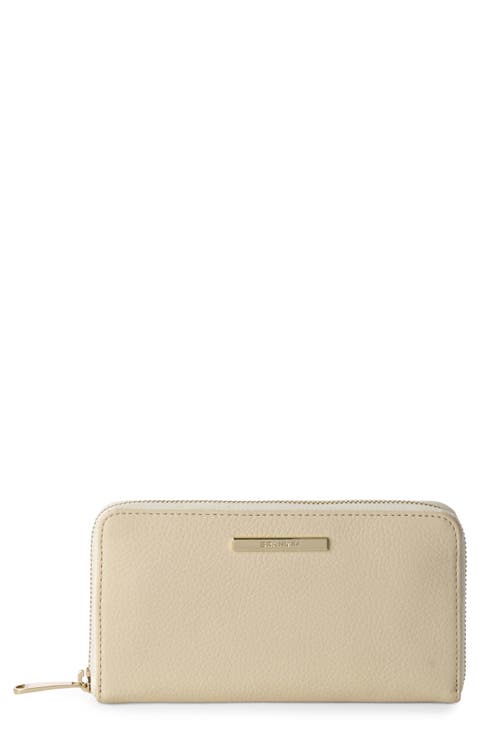 Suri Leather Zip Wallet