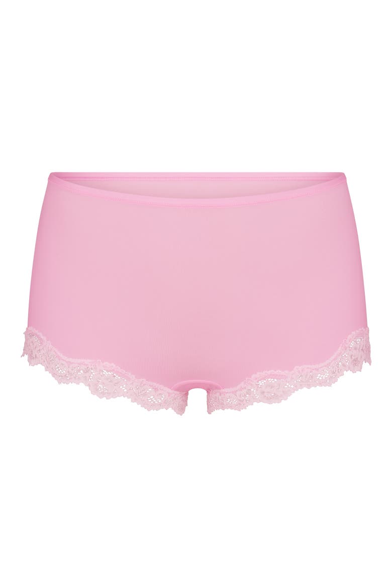 Fits Everybody Lace Boy Short, Alternate, color, BUBBLEGUM