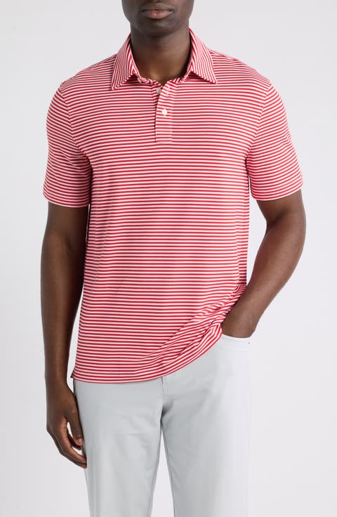 All Play Stripe Performance Golf Polo