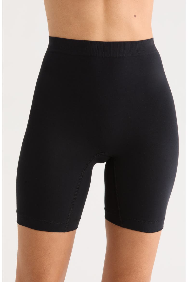 Seamless Comfort Slip Shorts, Main, color, BLACK