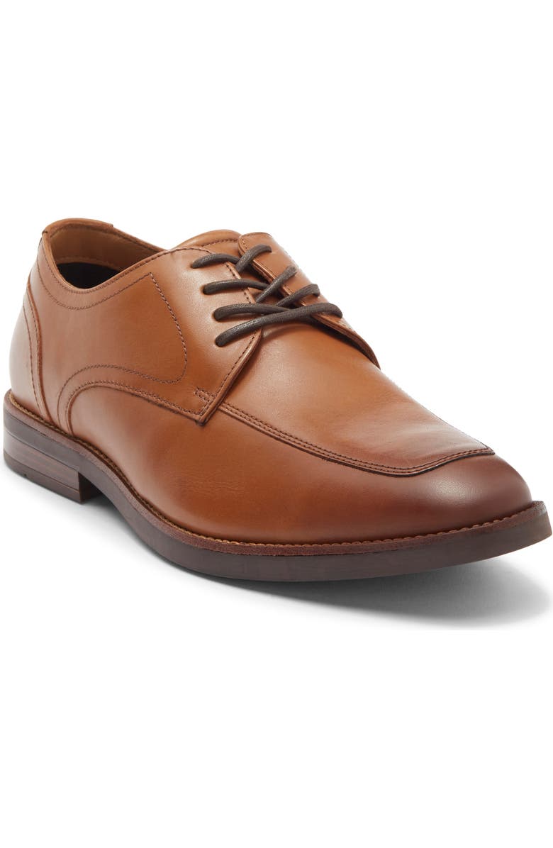Johnston & Murphy Borland Apron Toe Derby, Main, color, Tan