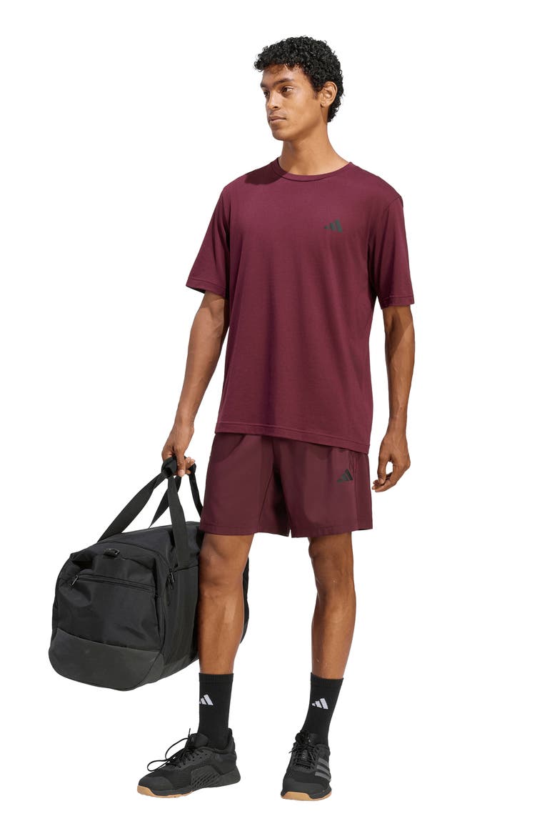 Essential Woven Shorts, Alternate, color, MAROON