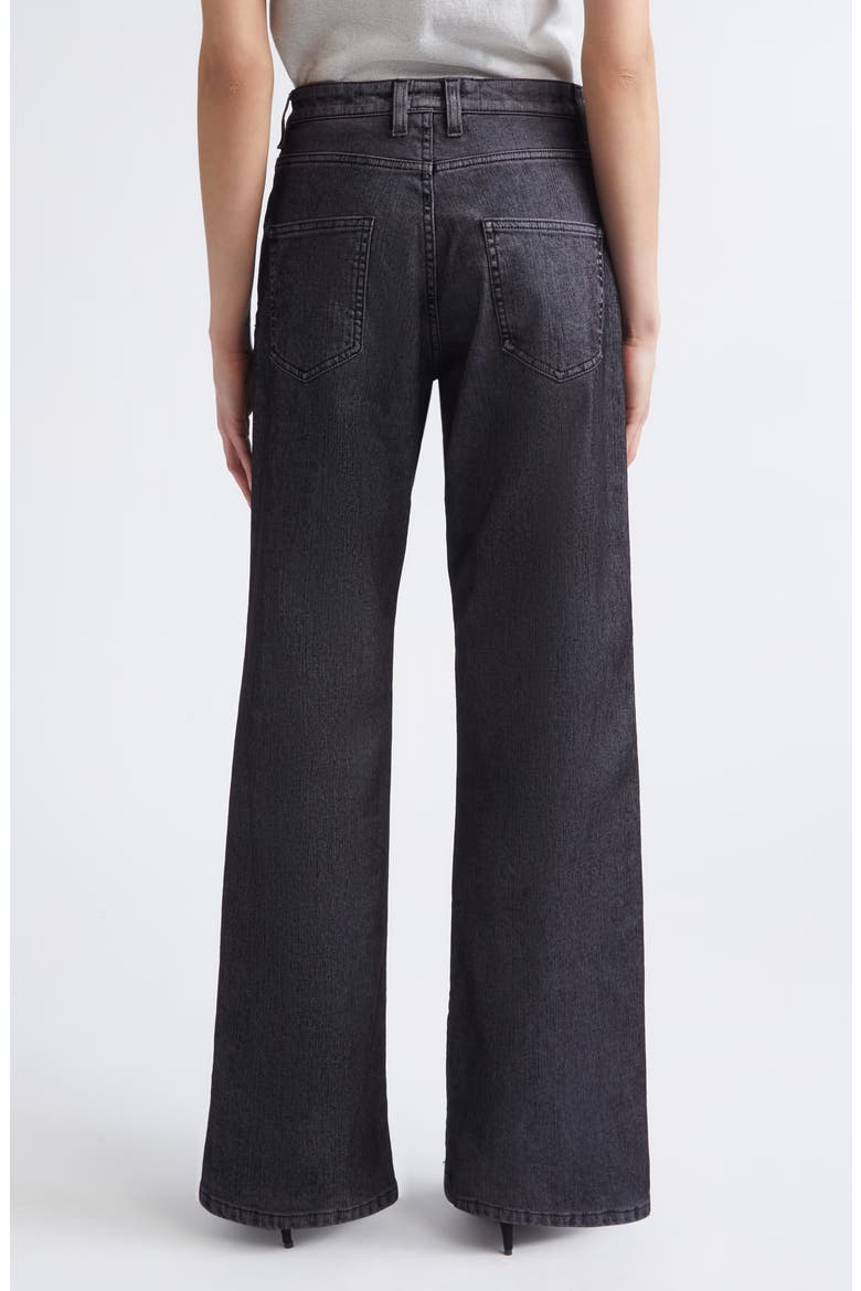 High Waist Wide Leg Jeans, Alternate, color, 22 BLACK