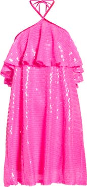 SUGARLIPS Liviana Sequin Shift Minidress
