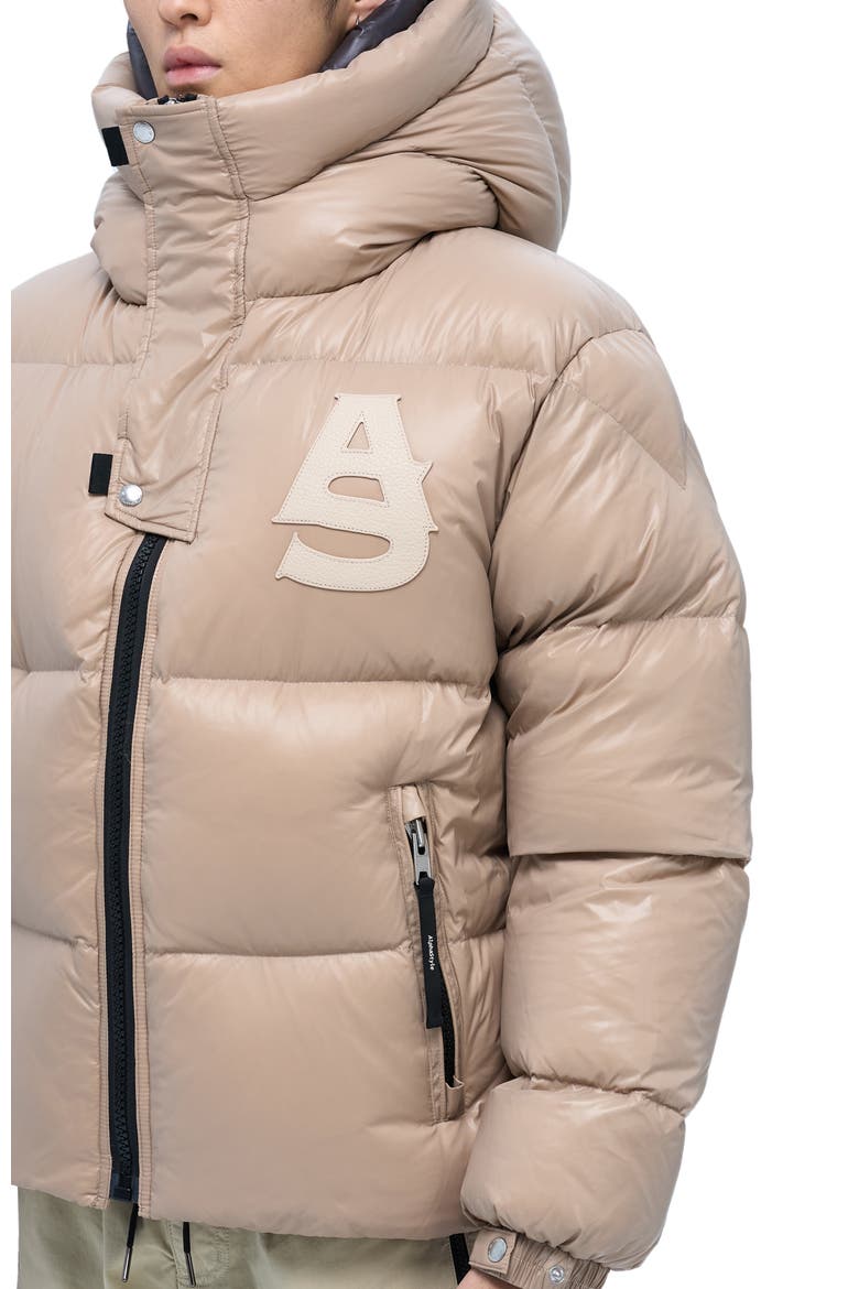 Kudu Gen Double Hood Puffer Jacket 2.0, Alternate, color, Beige