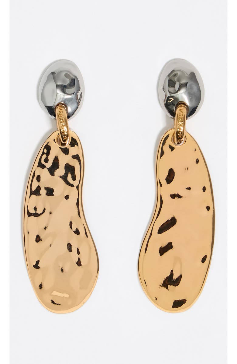 Bimba y Lola Two-Tone Textured Earring, Main, color, Multigold