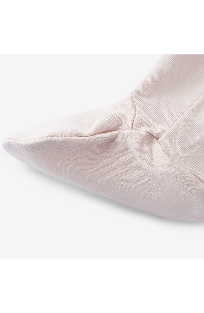 Milkbarn Luxe Solid Zipper Footed Romper, Alternate, color, Sepia Rose