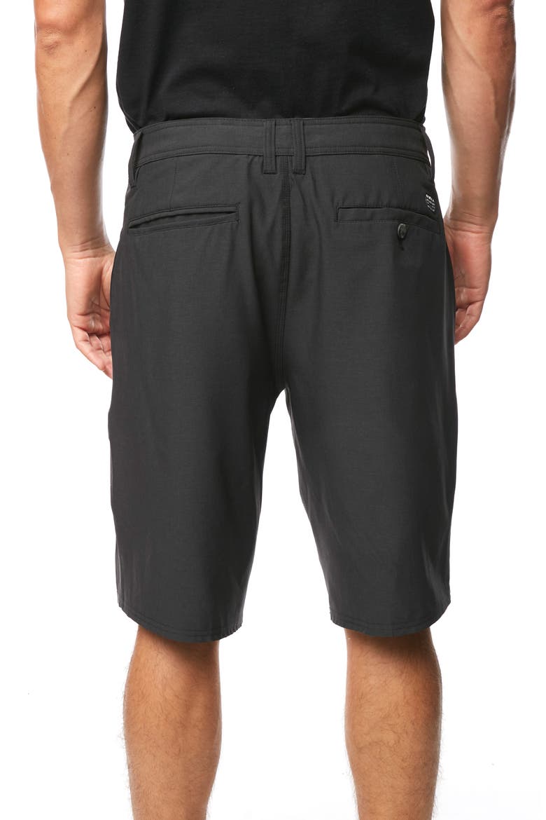Reserve Heather Hybrid Shorts, Alternate, color, BLACK