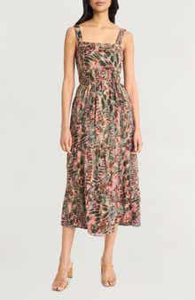 The Good Journey Cypress Stripes Midi Sundress