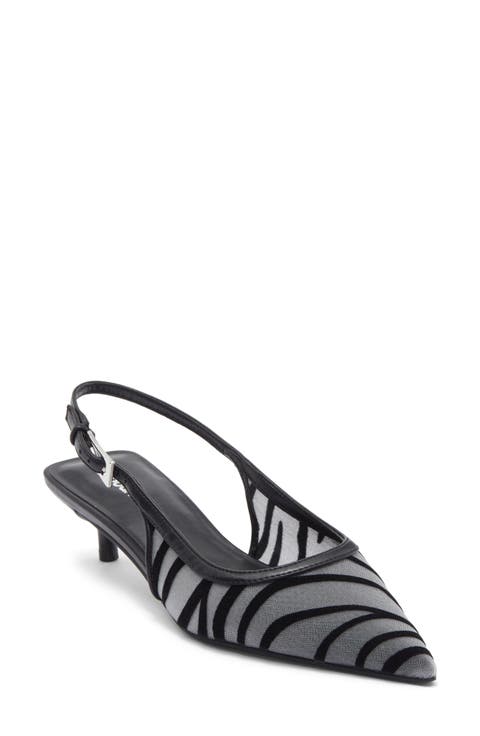 Lidia Slingback Kitten Heel Pump (Women)