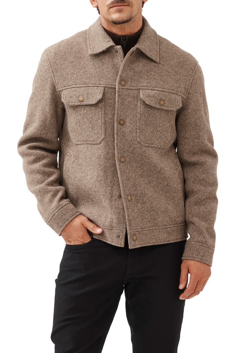 Brooklyn Wool Jacket, Main, color, FAWN
