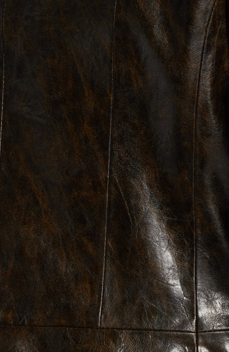 KOBI HALPERIN Rustic Faux Leather Blazer, Alternate, color, 