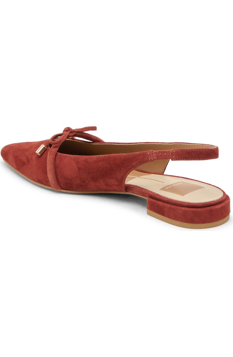 Dolce Vita Payge Pointed Toe Slingback Pump, Alternate, color, Brandy Suede