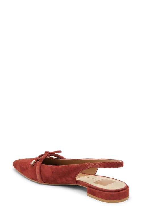 Dolce Vita Payge Pointed Toe Slingback Pump In Brown