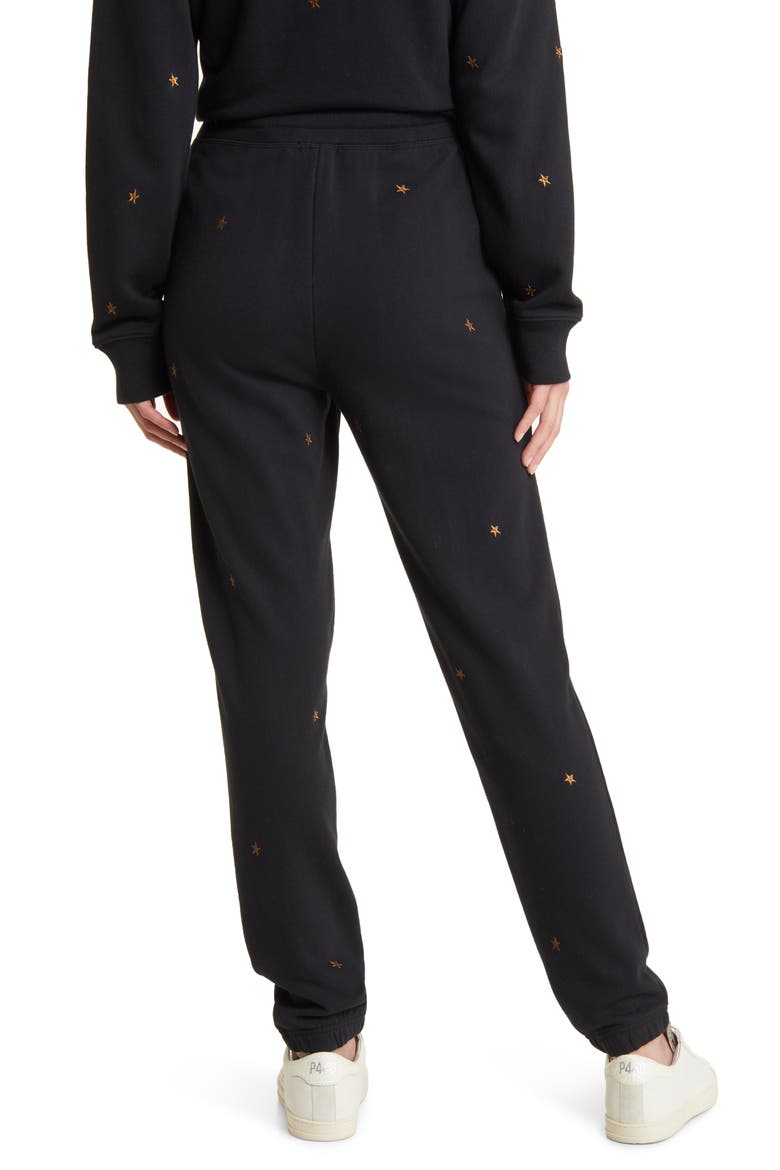 Kingston Star Embroidery Cotton Blend Joggers, Alternate, color, BRONZE STAR EMBROIDERY