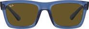 Ray-Ban Warren 57mm Rectangular Sunglasses