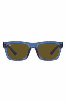 Ray-Ban Warren 57mm Rectangular Sunglasses