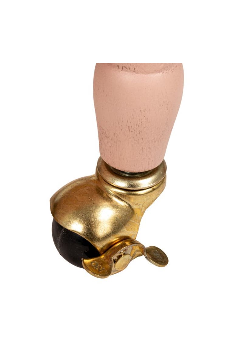 Storied Home 3-Tier Bar Cart on Casters with Removable Scalloped Tray, Alternate, color, 