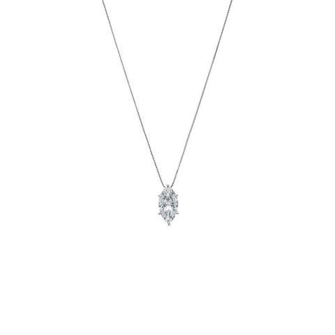 Marquise Solitaire CZ Necklace