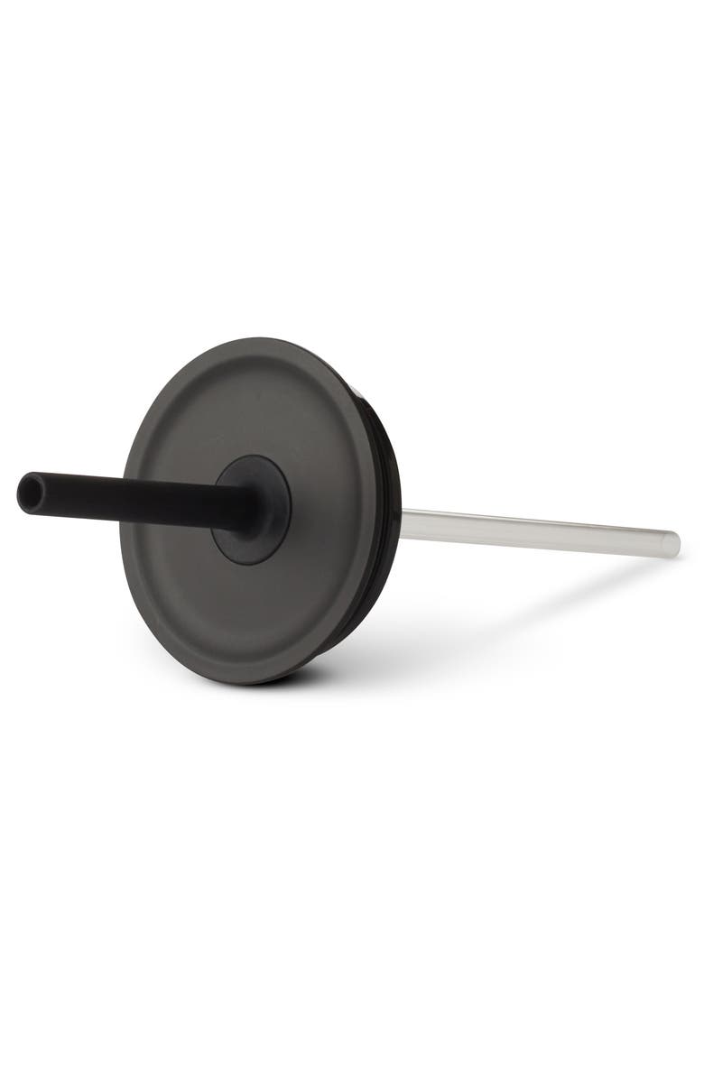 Hydro Flask Medium Press-In Straw Lid, Main, color, Black