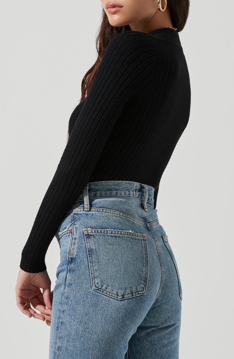 ASTR the Label Twist Front Sweater, Alternate, color, 