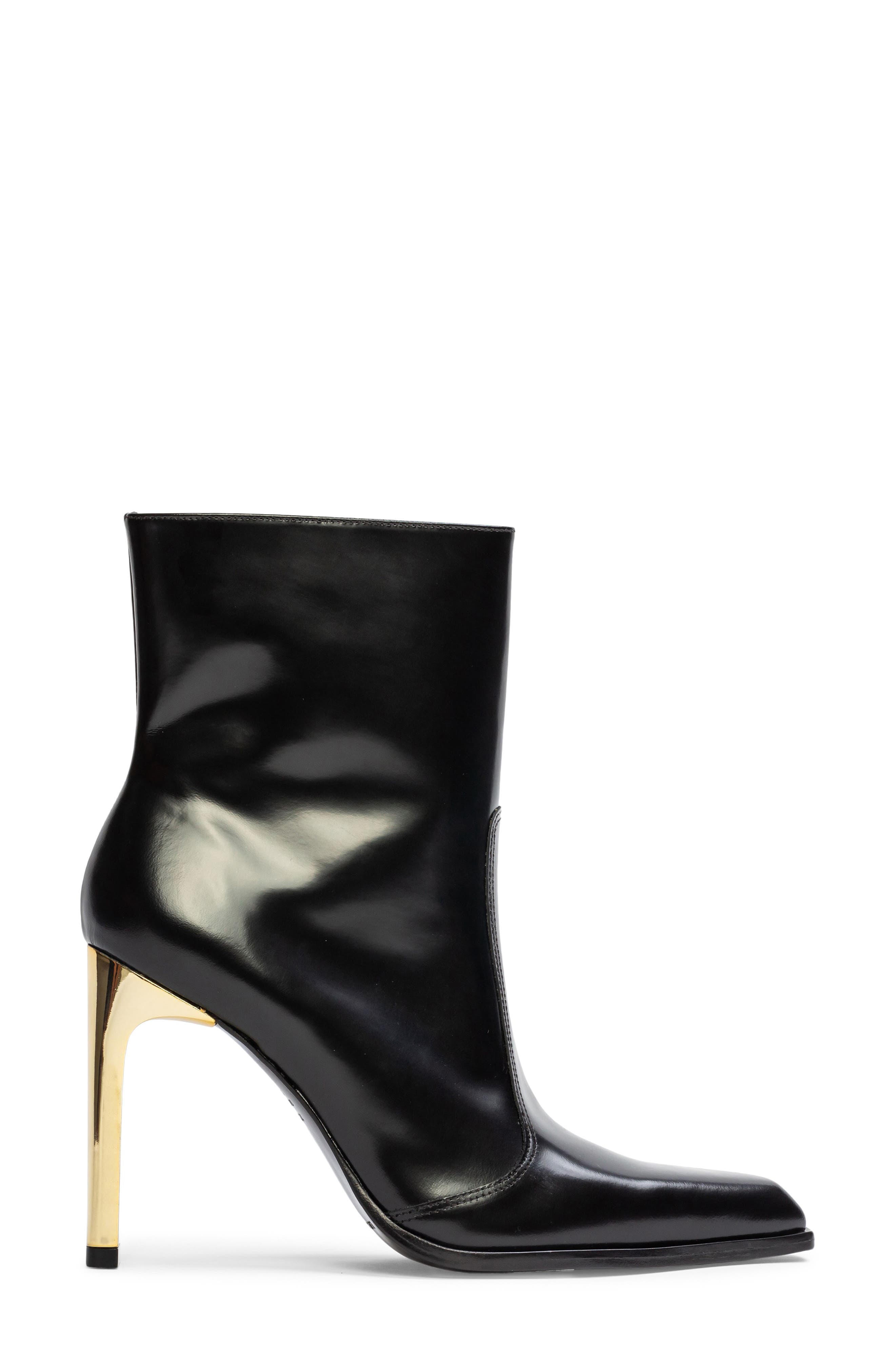 BLACK SUEDE STUDIO Domino Bootie, Alternate, color, Black