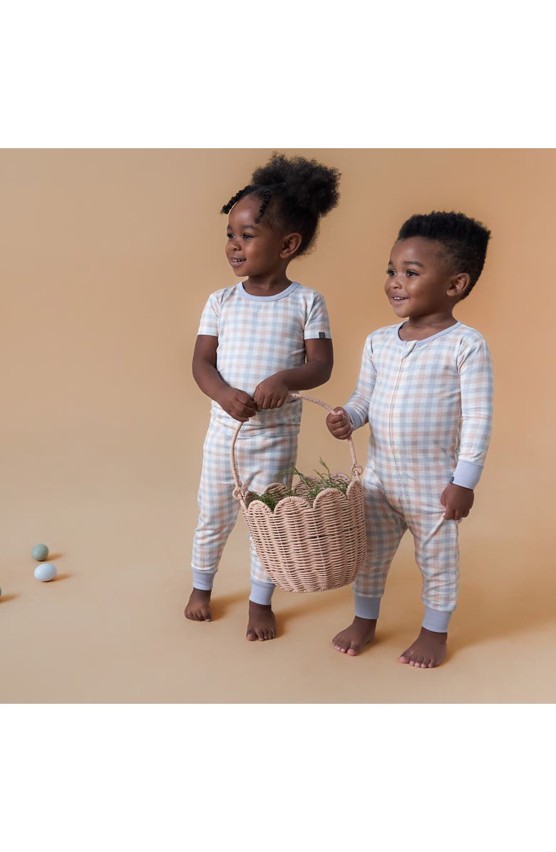 Modern Moments<sup>™</sup> by Gerber Tight Fitting Footless Pajamas, 4-Piece Set, Alternate, color, Spring Plaid