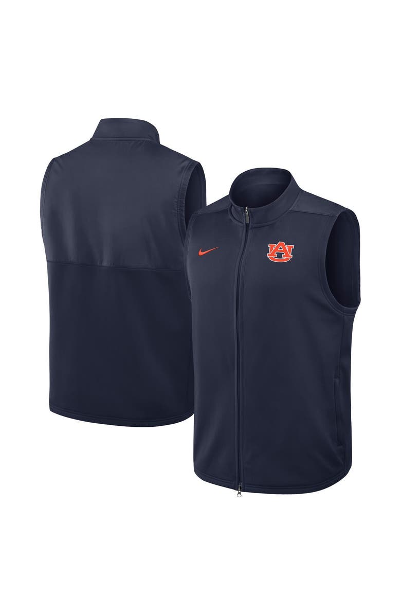 Nike Men's Nike Navy Auburn Tigers Primetime Victory Full-Zip Vest, Alternate, color, Navy