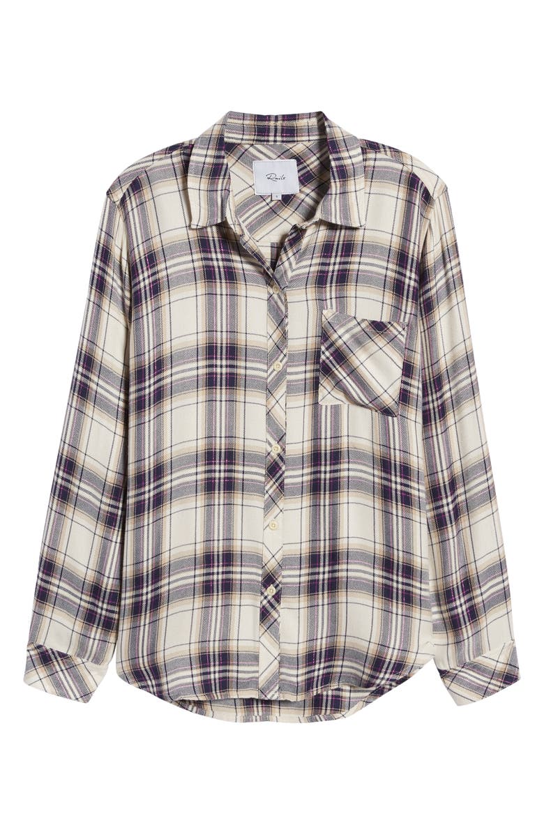 Rails Women's Hunter Metallic Plaid Button-Up Shirt, Alternate, color,