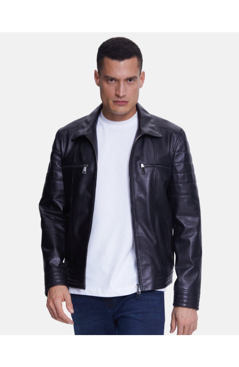 Furniq UK Sebastian Leather Jacket, Alternate, color,