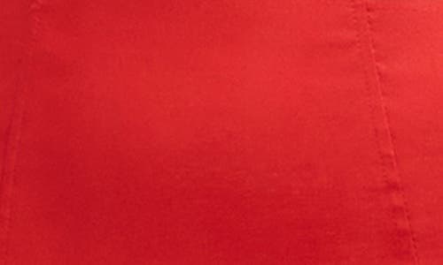 Bardot Alyna Bubble Hem Strapless Minidress In Red