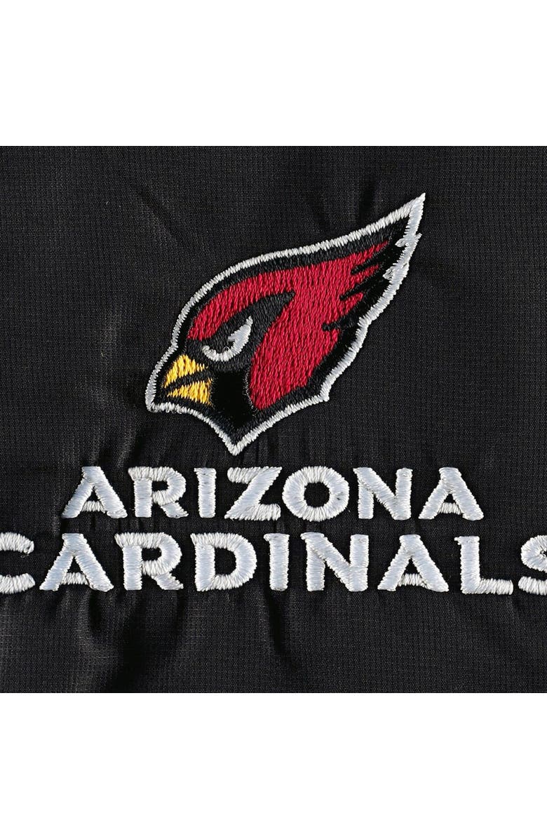 DUNBROOKE Women's Dunbrooke Black/Gray Arizona Cardinals Hurricane Raglan Full-Zip Windbreaker, Alternate, color, Black