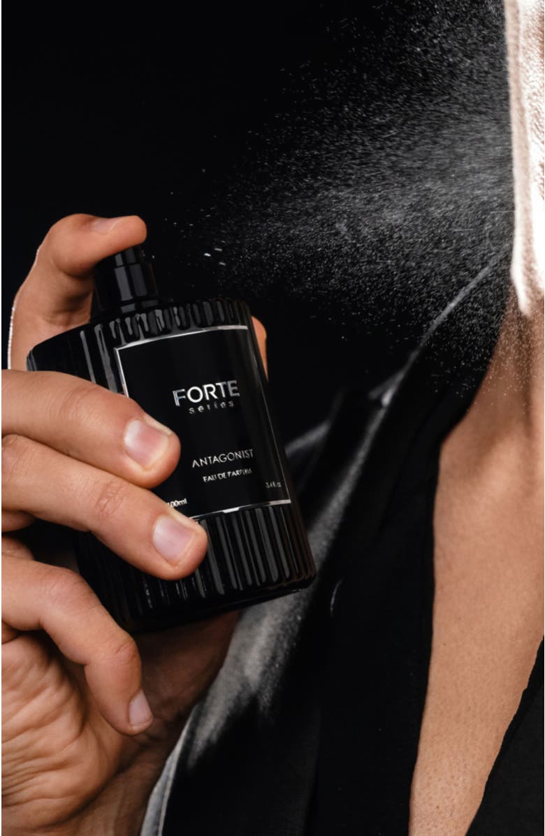 Forte Series Antagonist Eau de Parfum (3.4 oz), Woody & Leathery, Alternate, color, Black