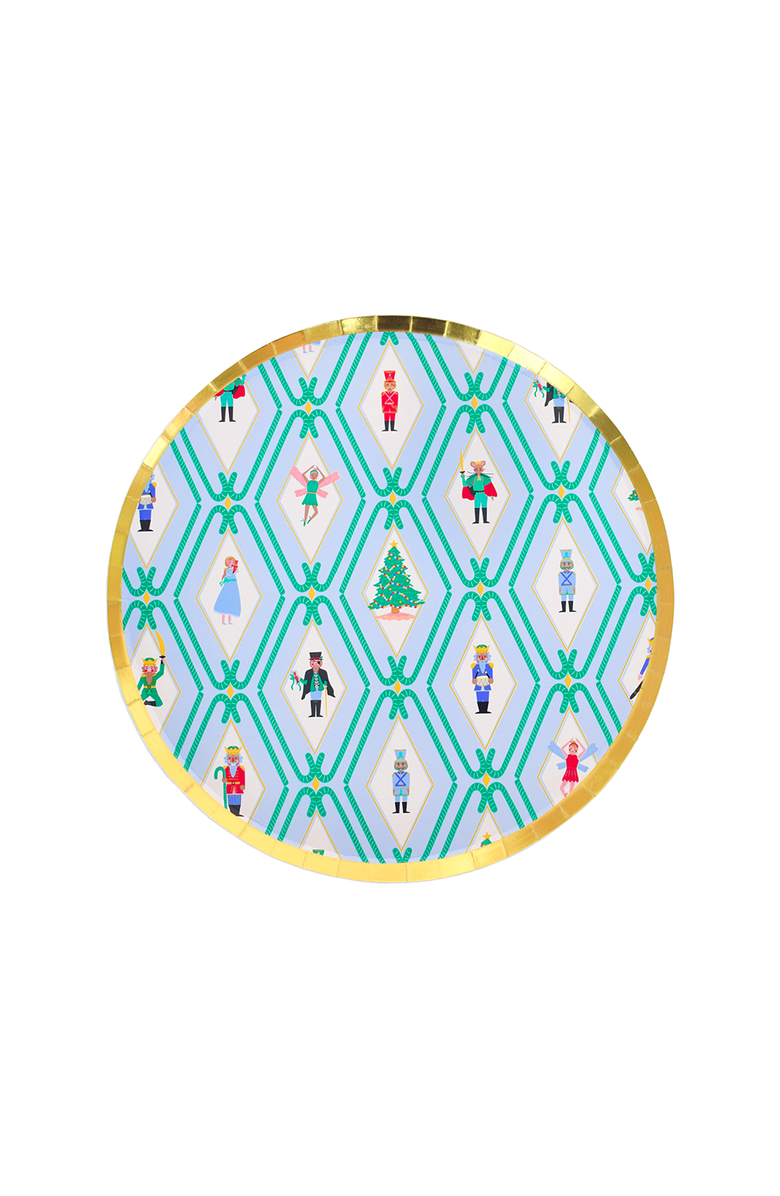 Jollity & Co. Nutcracker Dessert Plates, Main, color, Assorted Pre-Pack