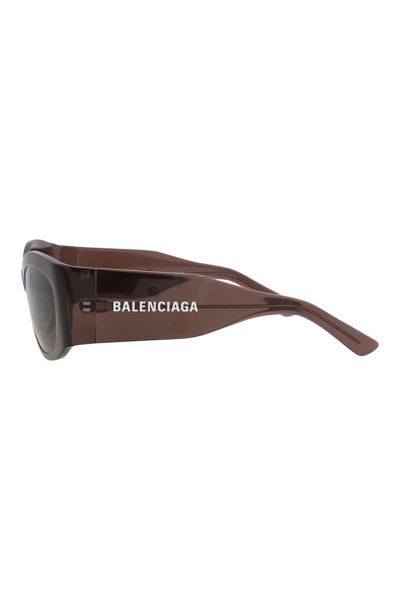 56mm Square Sunglasses, Alternate, color, BROWN BROWN GREY