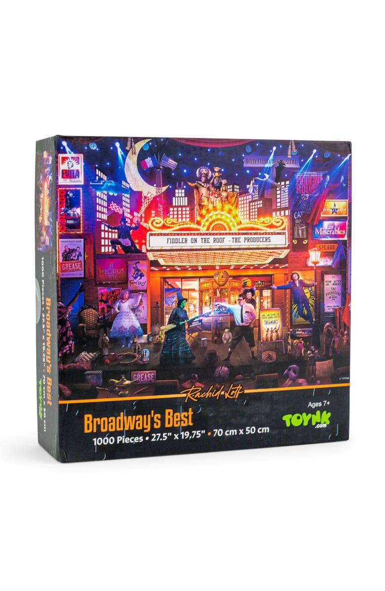 Toynk Broadway's Best 1000-Piece Jigsaw Puzzle By Rachid Lotf | Toynk Exclusive, Main, color, Multi-Color