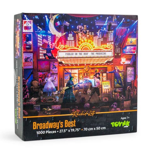 Broadway's Best 1000-Piece Jigsaw Puzzle By Rachid Lotf | Toynk Exclusive